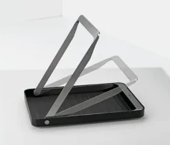 Stelton Take Away tray, black Silver-colouredBlack Hot