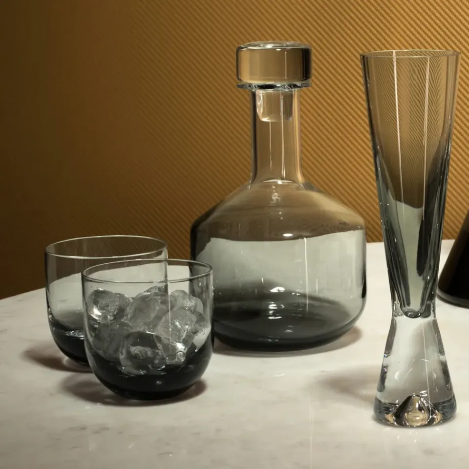 Tom Dixon Tank whiskey carafe 1 L, black Transparent Sale