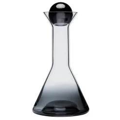 Tom Dixon Tank wine carafe 1 L, black Transparent Hot
