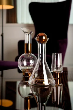 Tom Dixon Tank wine carafe 1 L, Copper Transparent Clearance