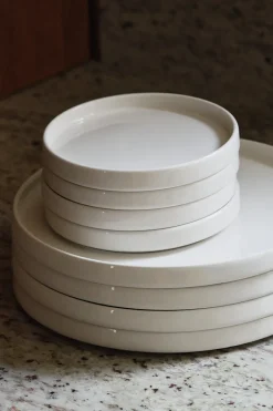 Scandi Living Taper plate 14 cm, White New