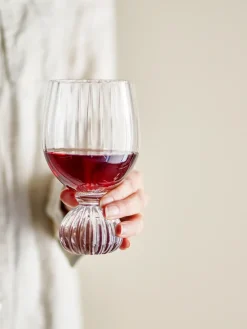 Bloomingville Taurin wine glass 43 cl, Clear Transparent Hot