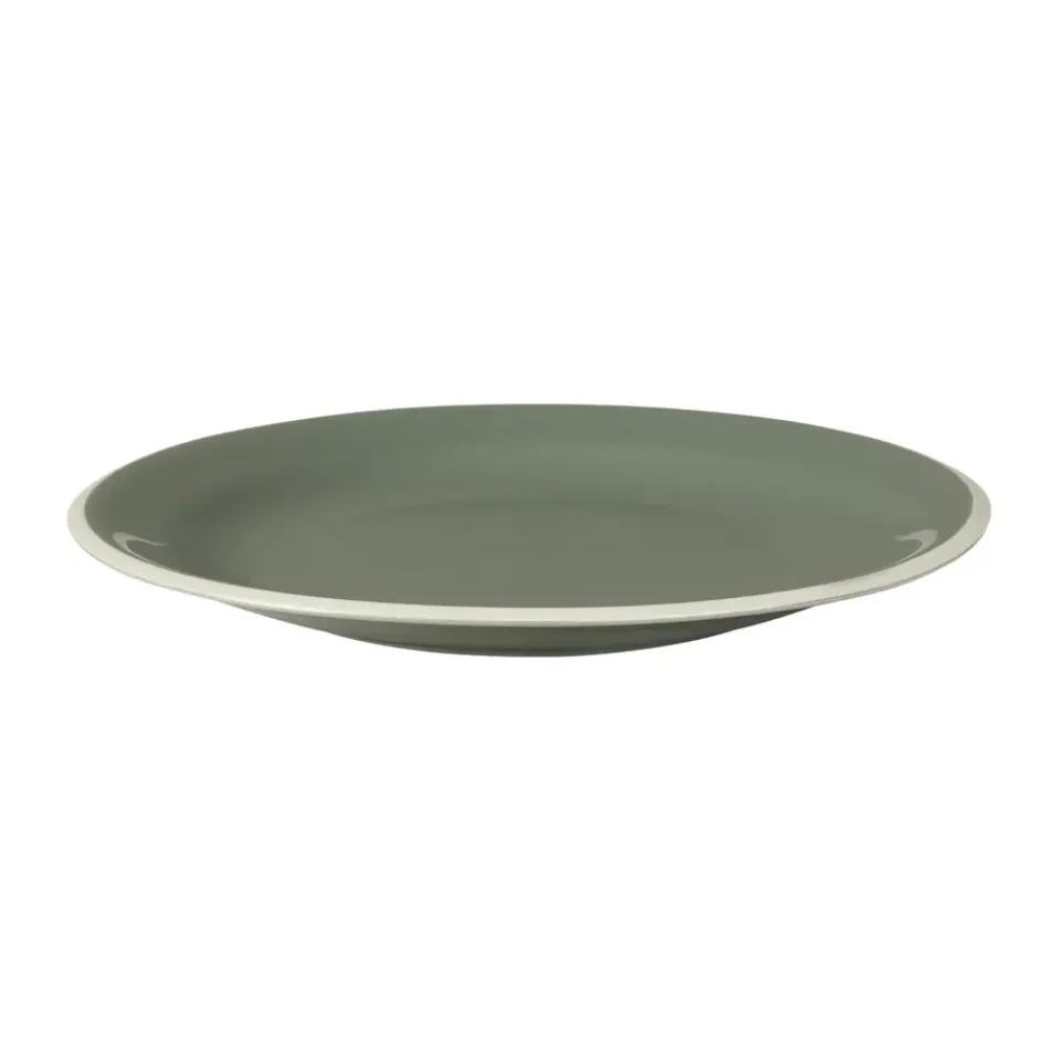 Broste Copenhagen Taverna lunch plate Ø22 cm, Green