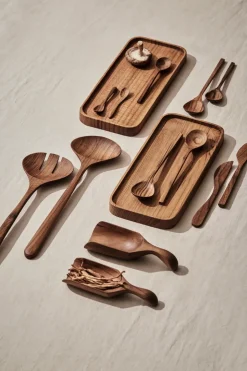 Tell Me More Teak butter knife 2-pack, Brown Online