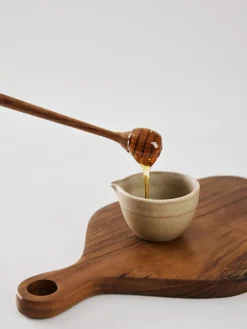 Tell Me More Teak honey spoon, Brown Sale