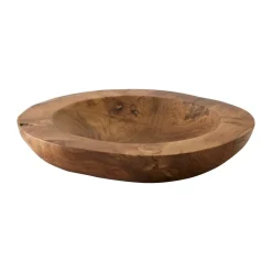 Tell Me More Teak serving bowl, Large, Ø40 cm Brown Clearance