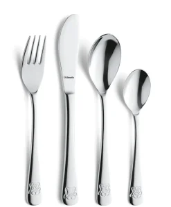 Amefa Teddy children's cutlery 4 pieces, Stainless steel Silver-coloured Best