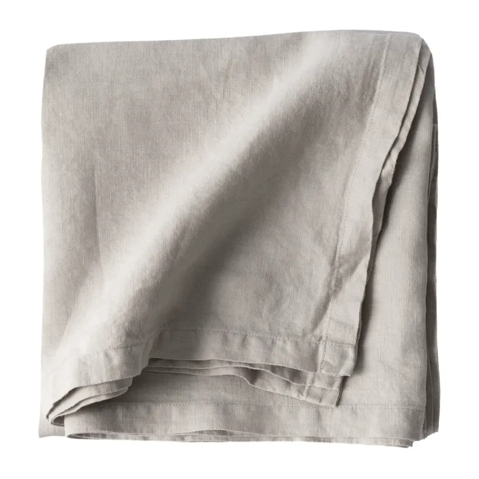 Tell Me More tablecloth 145x145 cm, Warm grey GreyBeige Clearance