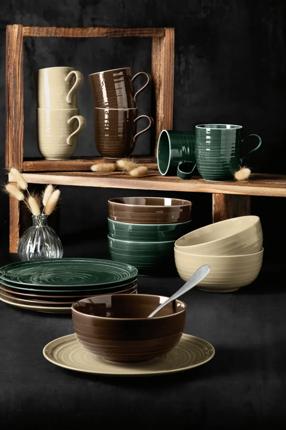 Seltmann Weiden Terra bowl Ø15 cm 4-pack, Earth Brown
