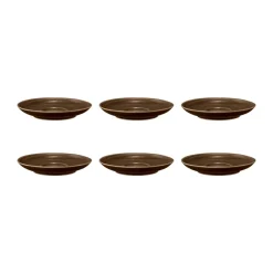 Seltmann Weiden Terra coffee saucer Ø12 cm 6-pack, Earth Brown Clearance