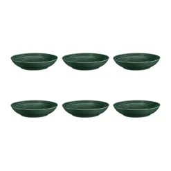 Seltmann Weiden Terra deep plate Ø21.2 cm 6-pack, Moss Green Best