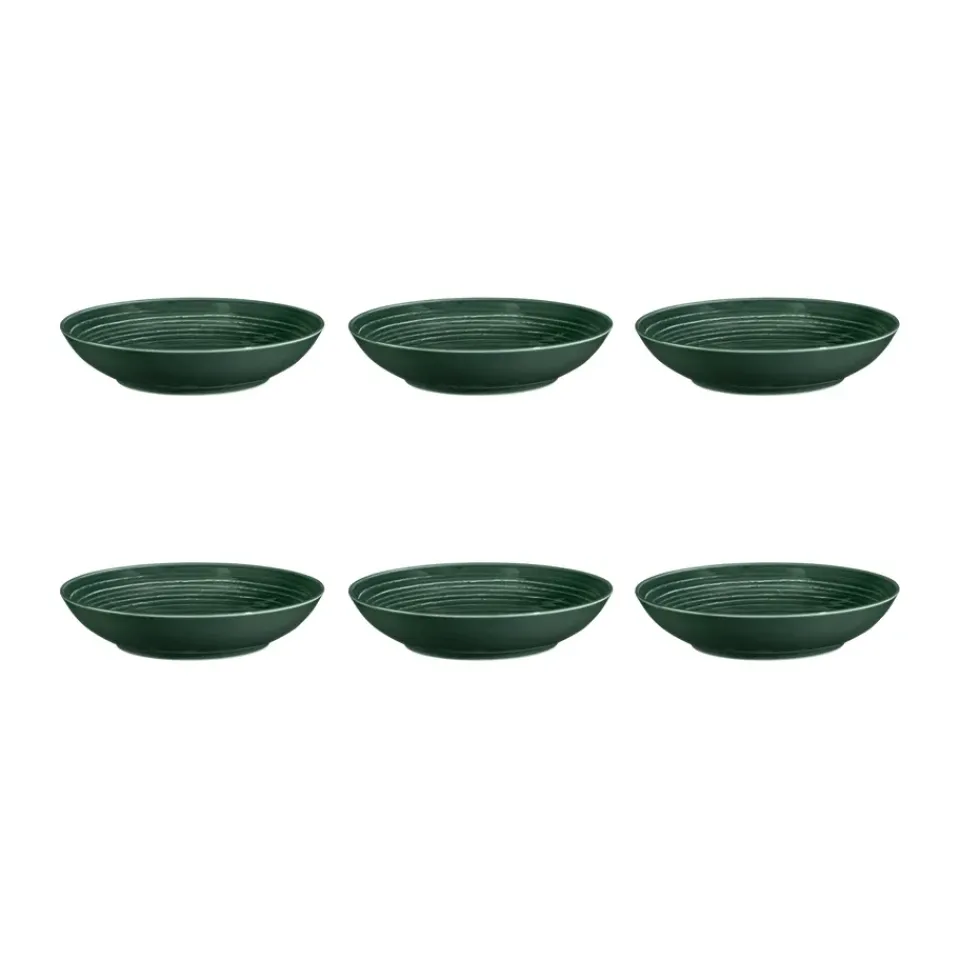 Seltmann Weiden Terra deep plate Ø21.2 cm 6-pack, Moss Green Best