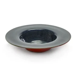 Serax Terres de Rêves deep plate 21.3 cm, Dark -rust Blue Outlet