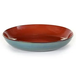 Serax Terres de Rêves pasta plate 23.5 cm, rust-smokey blue Red Discount