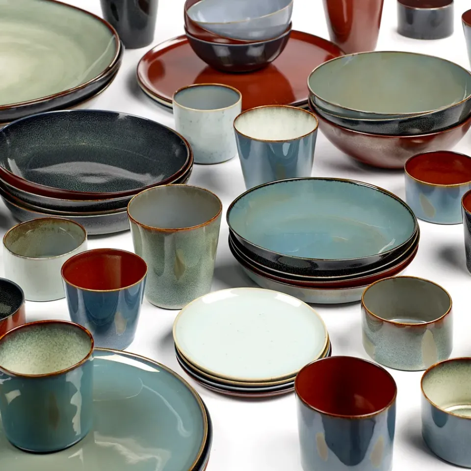 Serax Terres de Rêves small plate 17.5 cm, smokey -dark Blue New