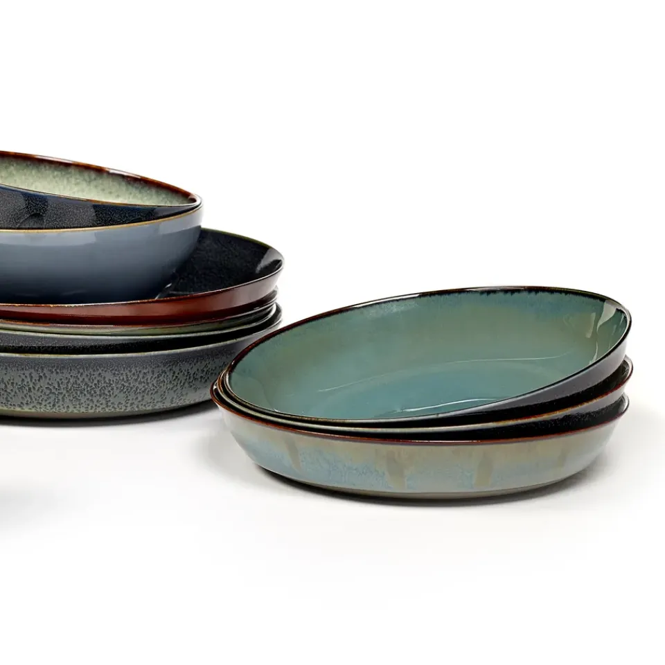 Serax Terres de Rêves small plate 17.5 cm, smokey -dark Blue New