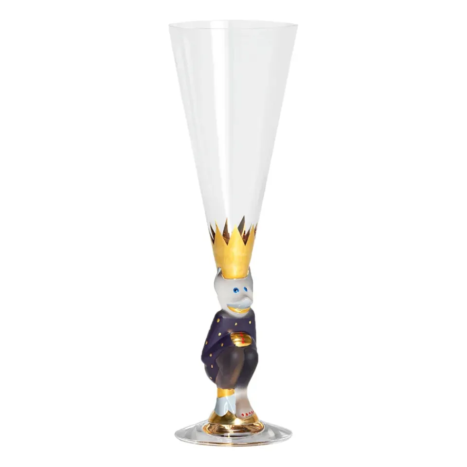 Orrefors The Sparkling Devil champagne glass 19 cl, Purple Online