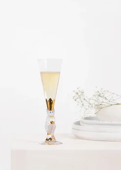 Orrefors The Sparkling Devil champagne glass 19 cl, White Clearance