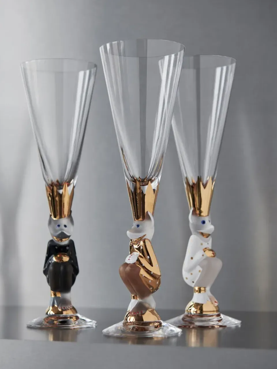 Orrefors The Sparkling Devil champagne glass 19 cl, Gold Gold-coloured Best
