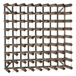 The Swedish Wine Rack Factory wine rack 72 bottles expandable, Dark oak Brown Discount