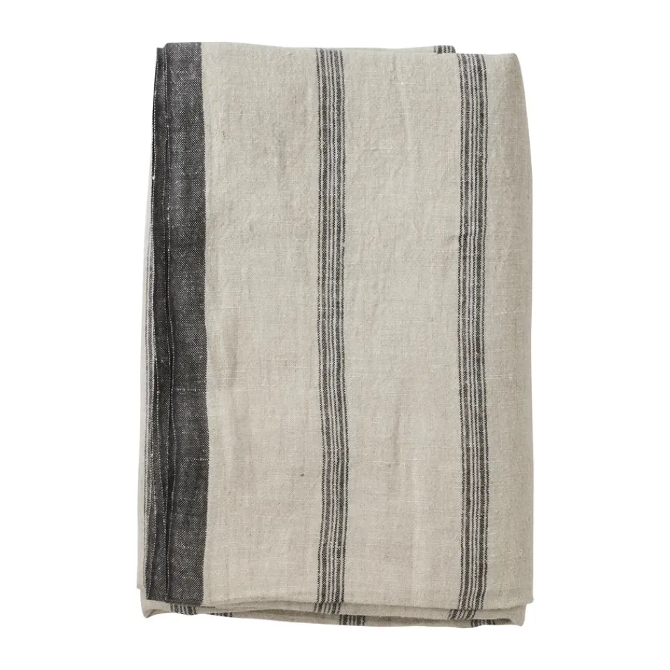 Tell Me More Thea tablecloth 145x270 cm, Denim stripe BeigeGrey Online