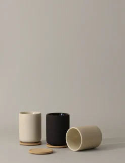 Stelton Theo thermal mug with coaster 25 cl, Black Clearance