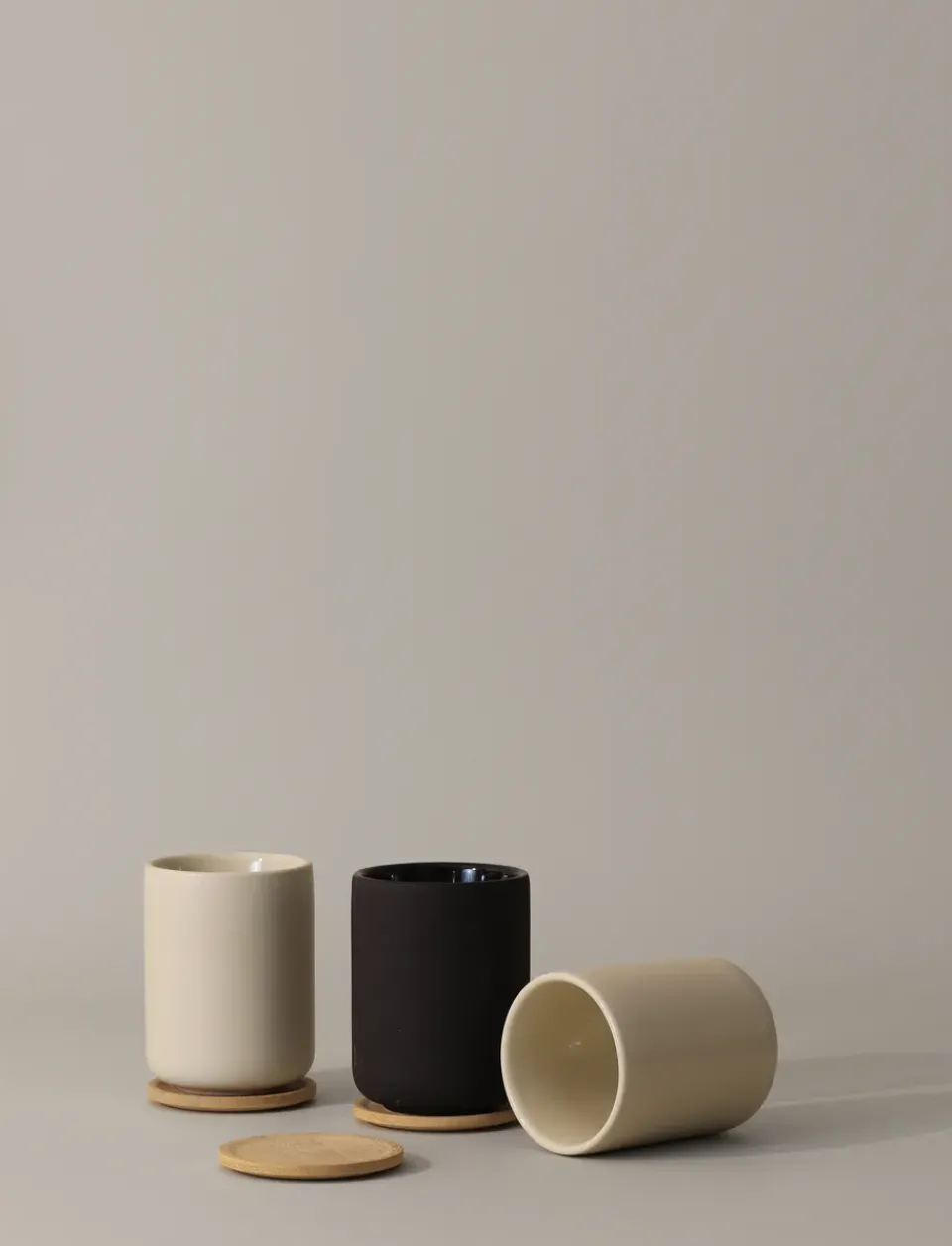 Stelton Theo thermal mug with coaster 25 cl, Black Clearance