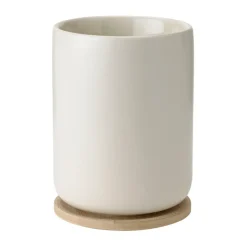 Stelton Theo thermal mug with coaster 25 cl, Sand Beige Hot