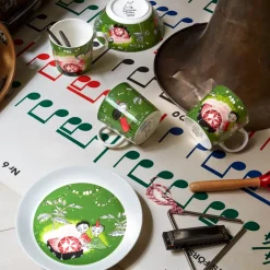 Moomin Arabia Thingumy & Bob King's Ruby Moomin mug, Green Outlet