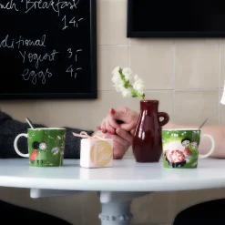 Moomin Arabia Thingumy & Bob King's Ruby Moomin mug, Green Outlet