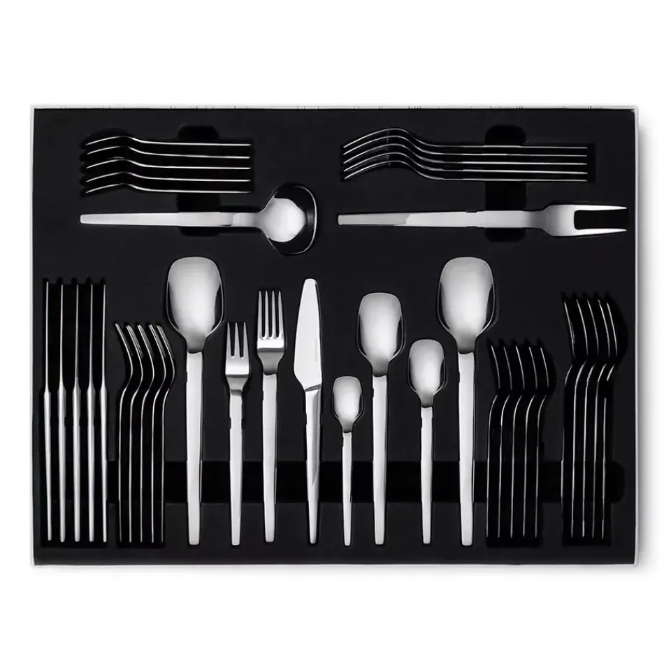 Hardanger Bestikk Tina cutlery set, 40 pieces Silver-coloured