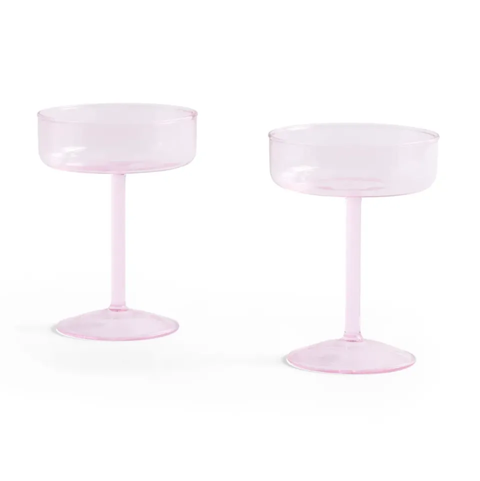 HAY Tint coupe glasses 20 cl 2-pack, Pink Online