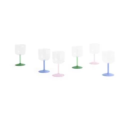 HAY Tint wine glass 25 cl 2-pack, Grey