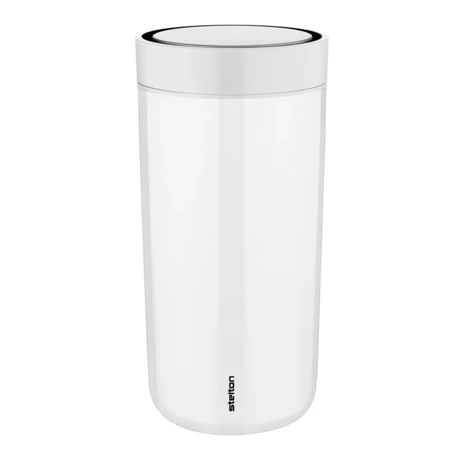 Stelton To Go Click mug 0.4 l, chalk White Hot