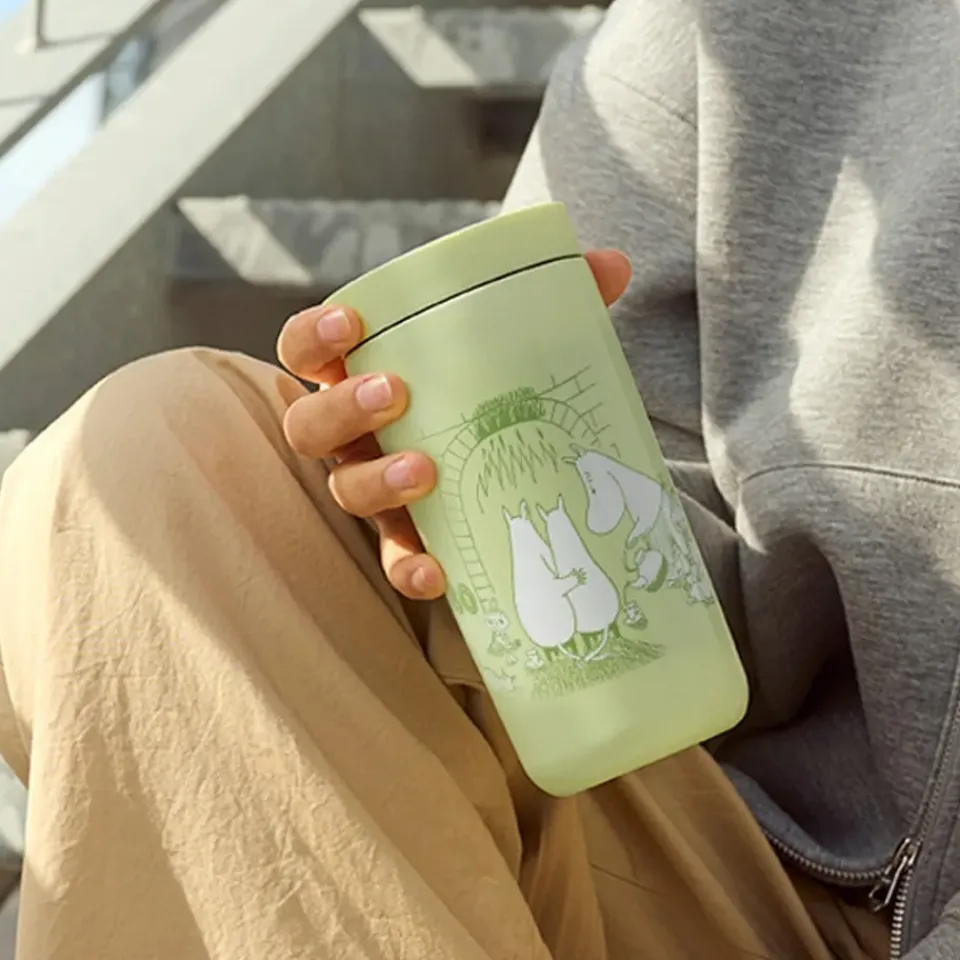 Stelton To Go Click travel mug 0.2 L, Moomin Home Yellow New