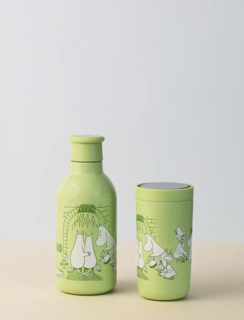 Stelton To Go Click travel mug 0.2 L, Moomin Home Yellow New
