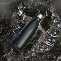 Sagaform To Go steel bottle 50 cl, Black