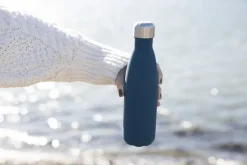 Sagaform To Go steel bottle 50 cl, Blue Discount
