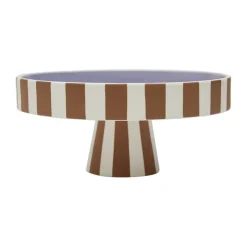 OYOY Toppu serving saucer Ø20 cm, Caramel-lavender BrownPurple Discount