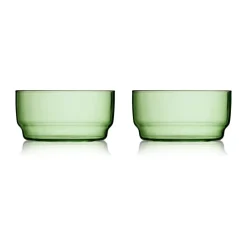 Lyngby Glas Torino bowl 50 cl 2-pack, Green New