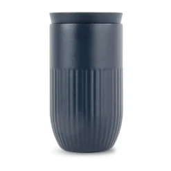 Sagaform Tova car mug thermos mug 32 cl, Blue Hot