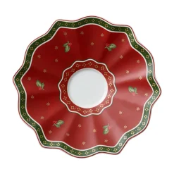 Villeroy & Boch Toy's Delight saucer to cup Ø19 cm, White-red WhiteRed Discount