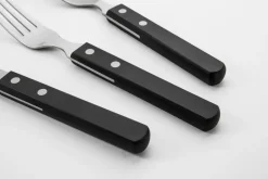 Robert Welch Trattoria cutlery set 56 pieces, Black
