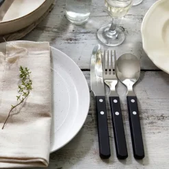 Robert Welch Trattoria cutlery set 56 pieces, Black