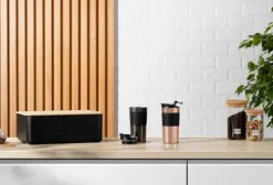 Bodum Travel mug 35 cl, Gun metal GreyBrown New