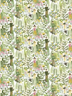 Arvidssons Textil Trädgård oilcloth, Green Outlet