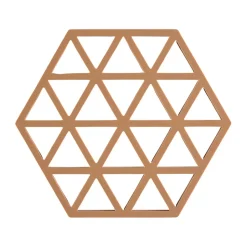 Zone Denmark Triangle trivet, Light Terracotta Red Hot