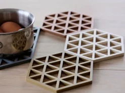 Zone Denmark Triangle trivet, Light Terracotta Red Hot