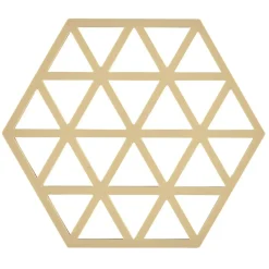 Zone Denmark Triangles trivet 14x16 cm, warm sand Beige Best