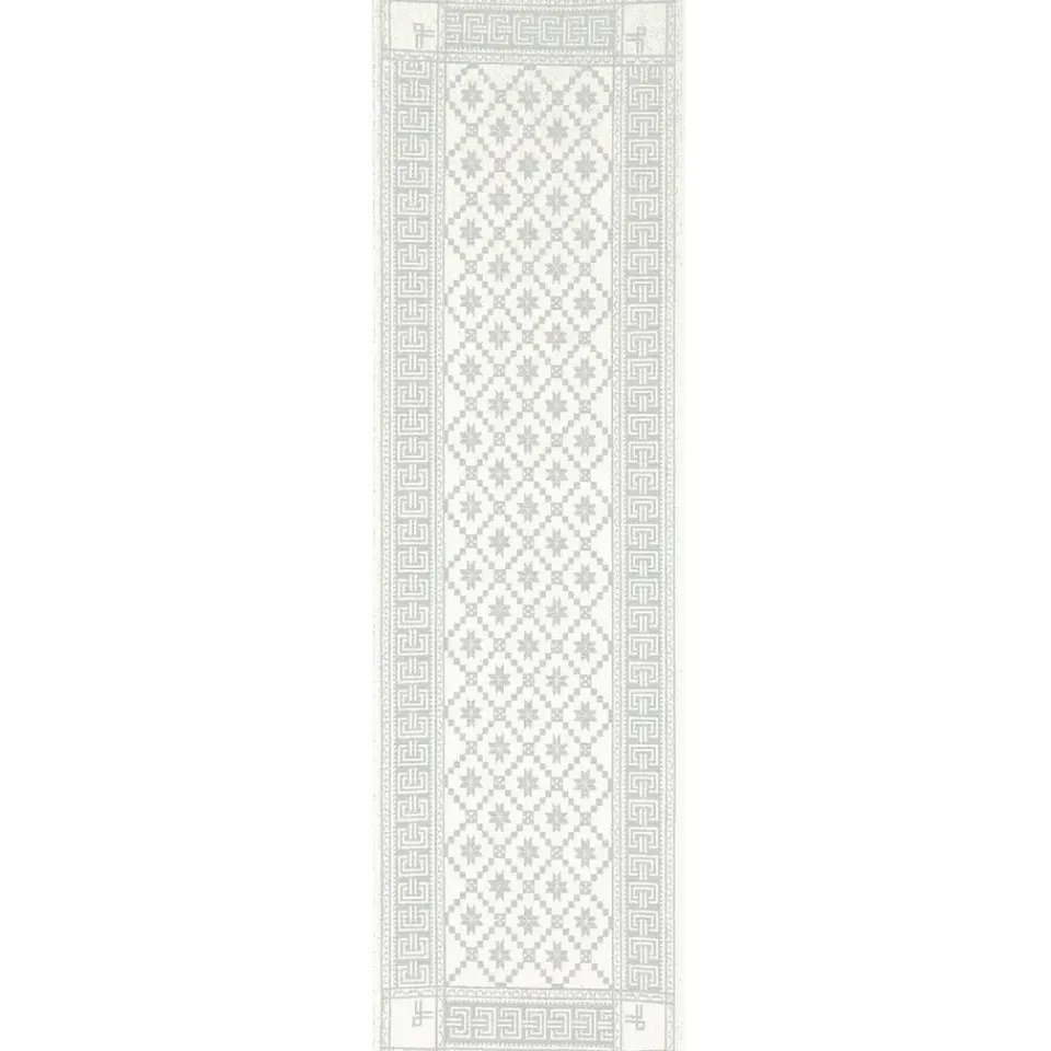 Ekelund Linneväveri Åttebladrose table runner 50x150 cm, Beige Clearance